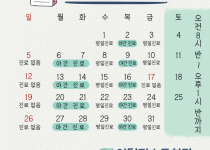 7월 진료 일정